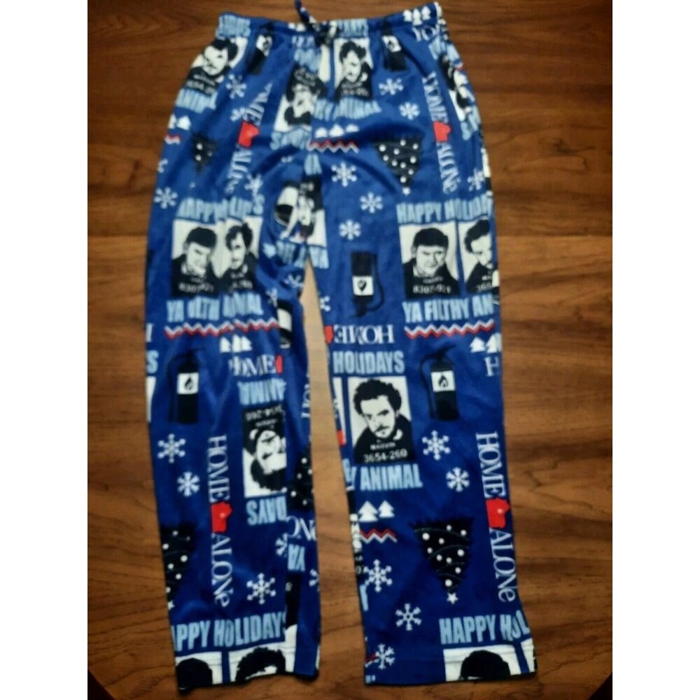 Home Alone Movie Harry Marvin  Pajamas Pants Men's Size X-Large (XL)
